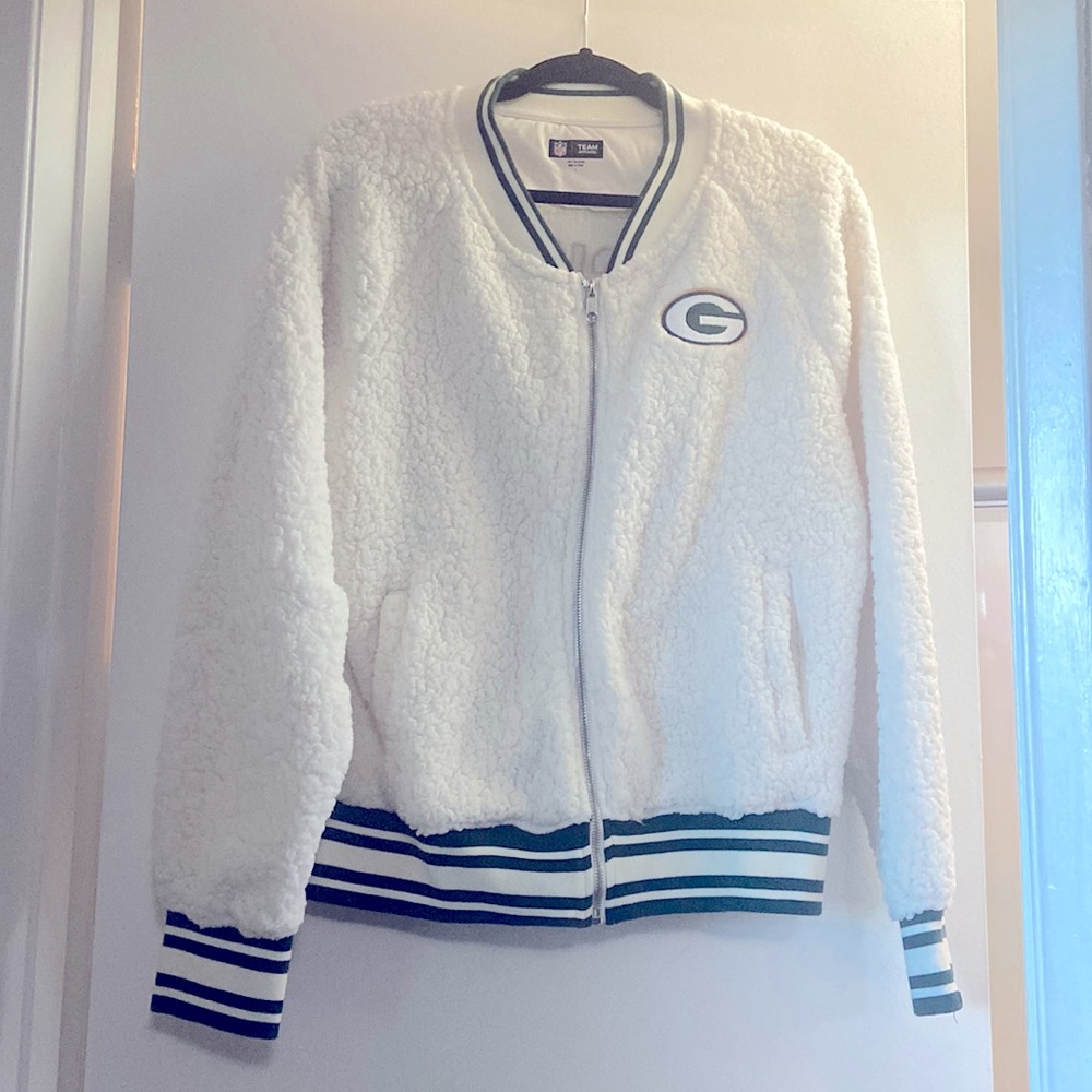 Green Bay Packers Sherpa Jacket NWOT Large